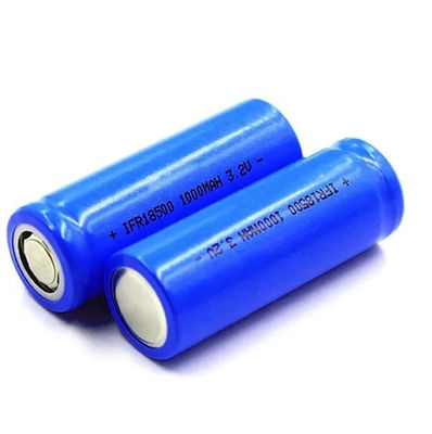 1100mah lifepo4 خلايا بطارية شمسية 3.2V 18500 لإضاءة الطوارئ