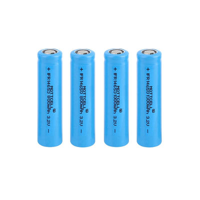 3.2V 1000mAh 800mAh بطارية الليثيوم الأسطوانية Lifepo4 IFR 14650 للضوء الشمسي